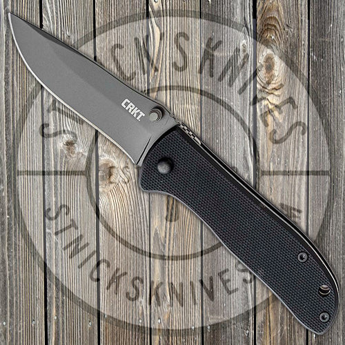 CRKT Drifter - Liner Lock Knife - Black G-10 - 6450K Knives - Tophatter Daily Deals