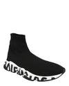 Balenciaga Speed Graffiti Knit High Top Sock Sneakers Footwear - Tophatter Daily Deals