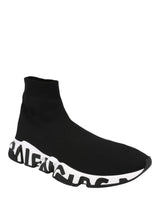 Balenciaga Speed Graffiti Knit High Top Sock Sneakers Footwear - Tophatter Daily Deals