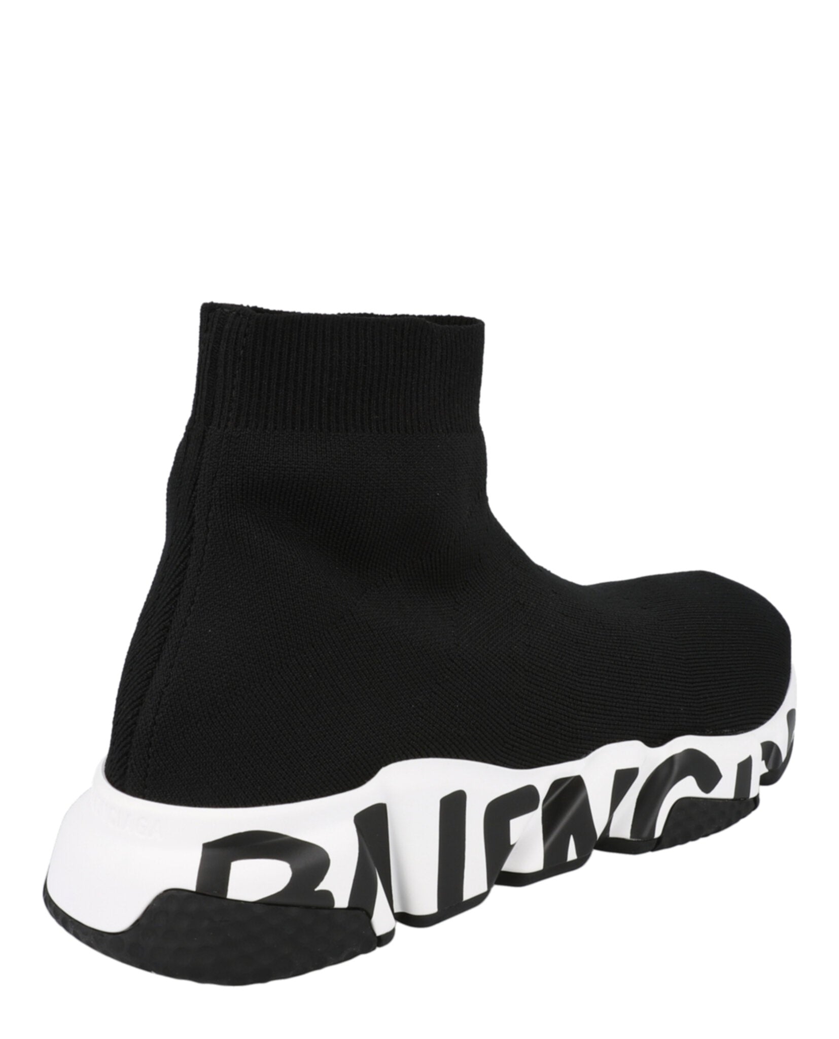Balenciaga Speed Graffiti Knit High Top Sock Sneakers Footwear - Tophatter Daily Deals