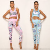 2 piece yoga set women's workout clothes 0 - Tophatter Daily Deals