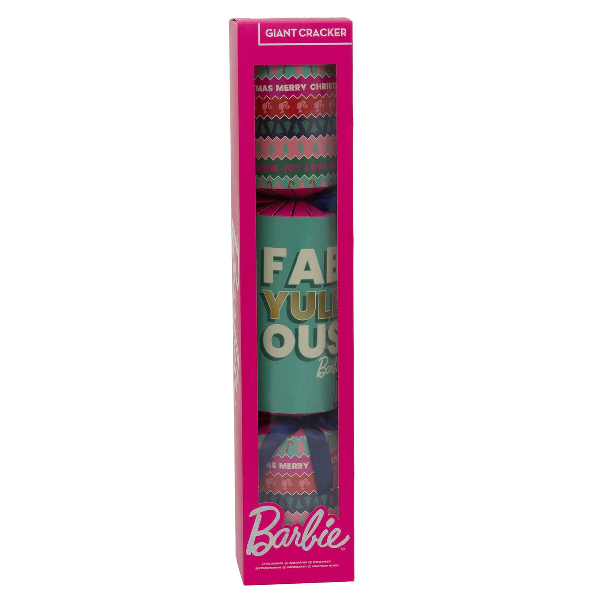 Giant Barbie Christmas Cracker for Kids | Children's Colouring Jumbo Cracker 55cm Christmas Cracker - Tophatter Daily Deals