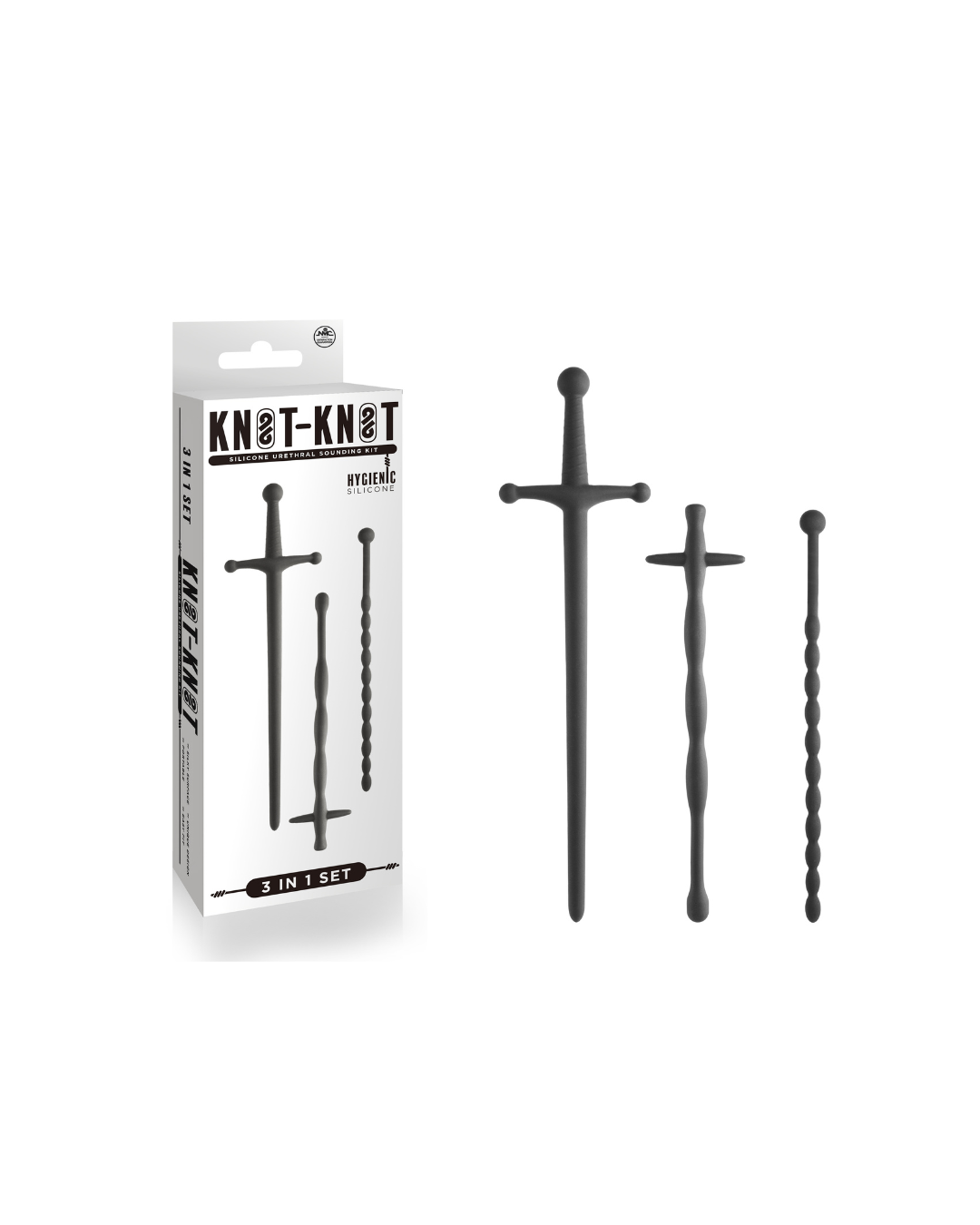 Knot-Knot Silicone Urethral Sounds Kit – Silicone Urethral Sounds Set > Sex Toys For Men > Sounding Rods - Tophatter Daily Deals