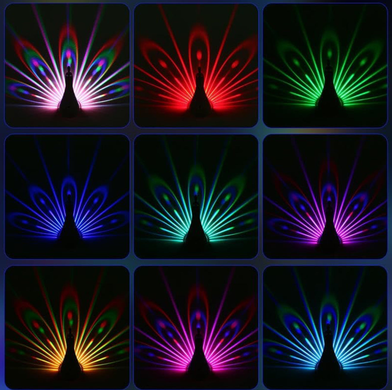 Peacock Lamp - Tophatter Daily Deals