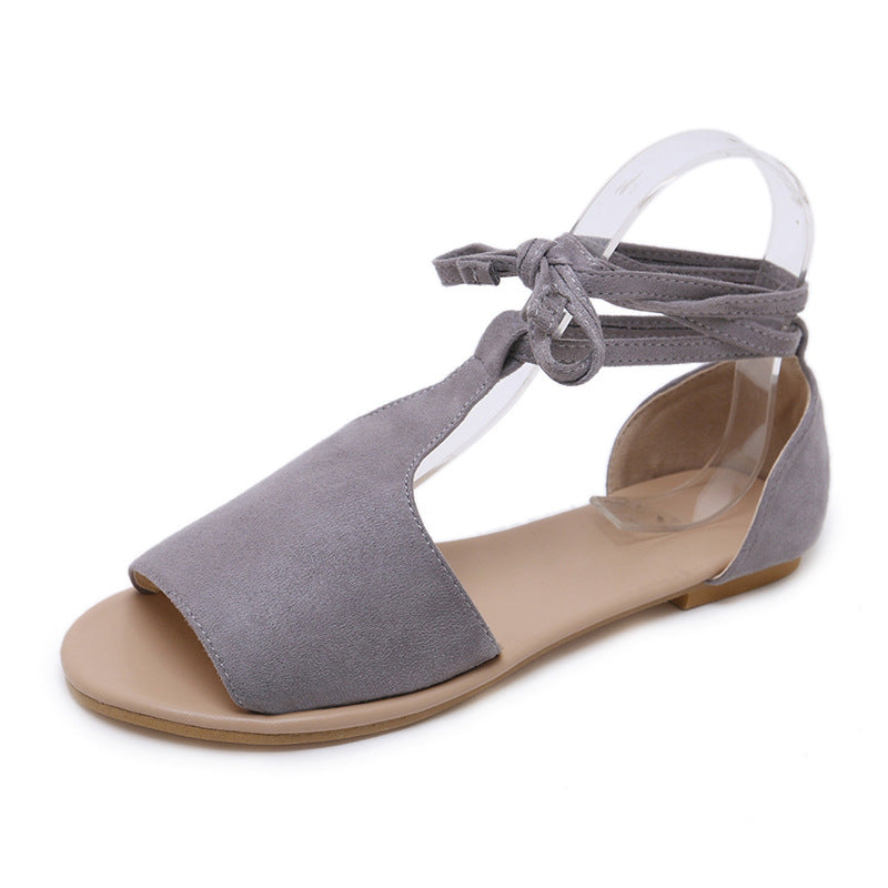 Ankle Straps Plus Size Women's Shoes Grey 0 - Tophatter Daily Deals