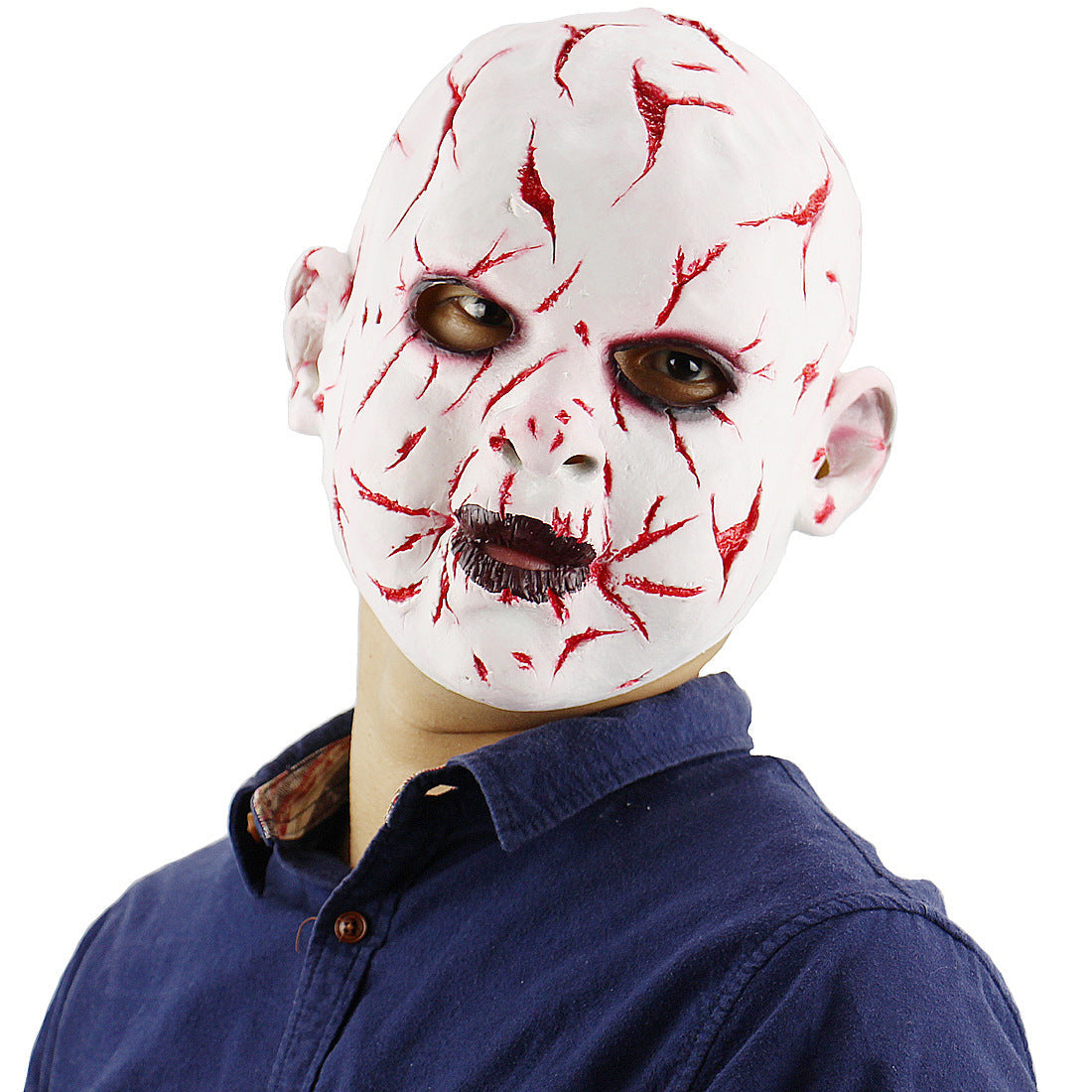 Halloween Zombie Mask Realistic Latex Cosplay Haunted 11 3D Changing Face Moving Picture Frame - Tophatter Daily Deals