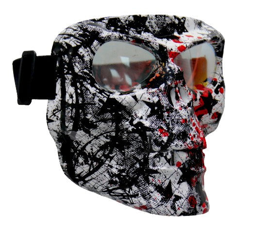 Hot Leathers Star Skull Polypro Face Mask With G-Tech Lenses - Tophatter Daily Deals
