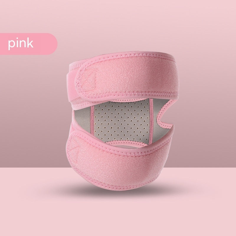 Built-in Double Silicone Pressure Adjustable Patella Retinaculum Pink 0 - Tophatter Daily Deals