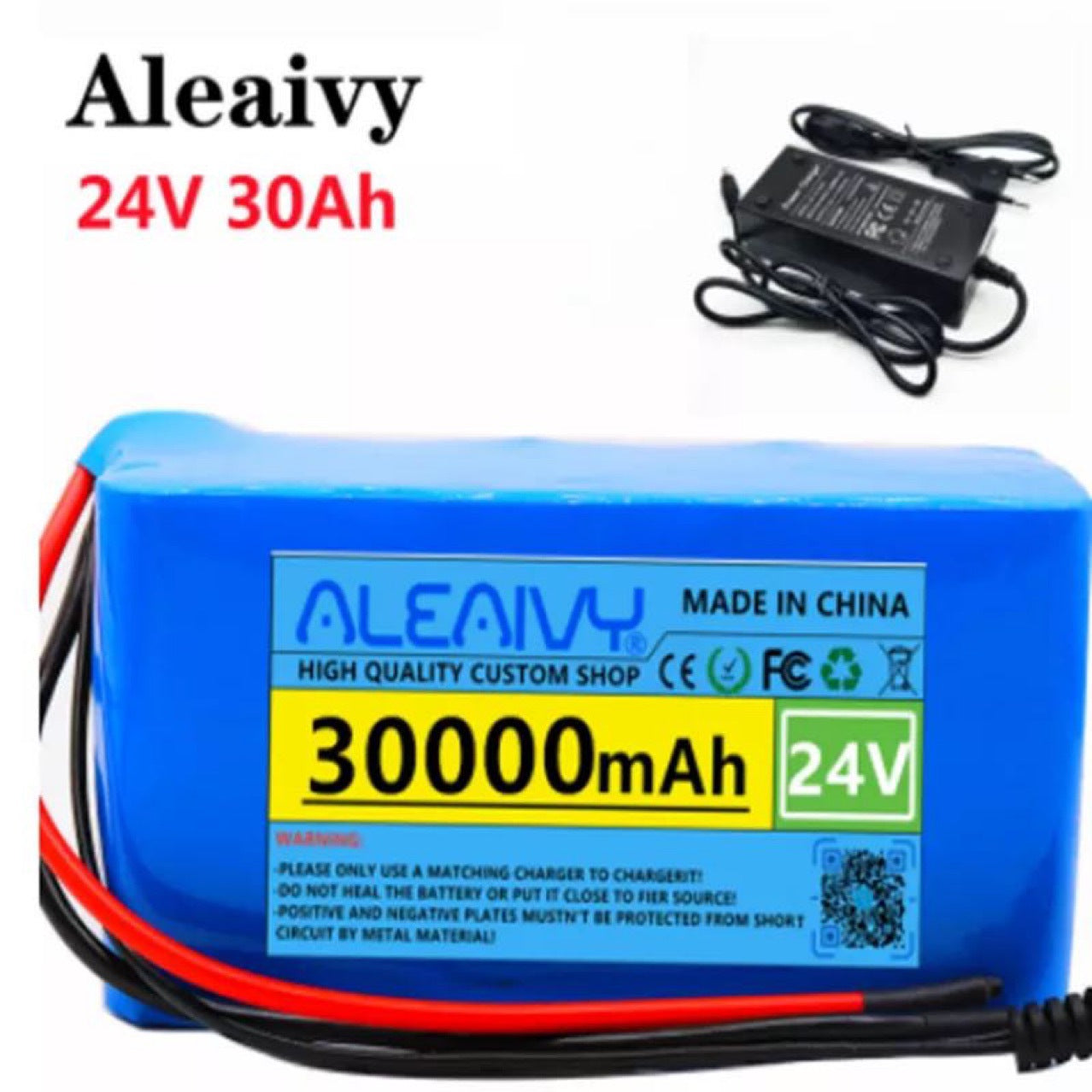 24V 7S 30A Lithium Battery Pack For Scooter Electric Vehicle 30000mAh 0 - Tophatter Daily Deals