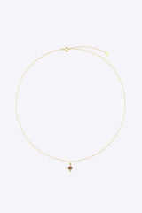 Zircon Cross Pendant 925 Sterling Silver Necklace Necklaces - Tophatter Daily Deals