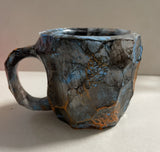 400ml Resin Mineral Crystal Coffee Mugs With Handles Elegant Fake Mineral Crystal Cup For Workplace Home Decor Christmas Gift Kitchen Gadgets Blue Ore 10cm High No inner liner 0 - Tophatter Daily Deals