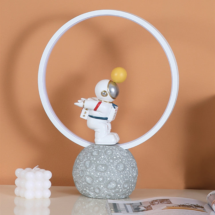 Astronaut Night Light Bedroom Table Lamp Astronaut Bedside Table Lamp Night light USB 0 - Tophatter Daily Deals