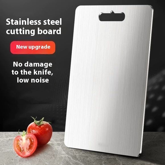 316 Stainless Steel Thickened Cutting Board Oversized Mildew-proof Household Kitchen Panel 0 - Tophatter Daily Deals