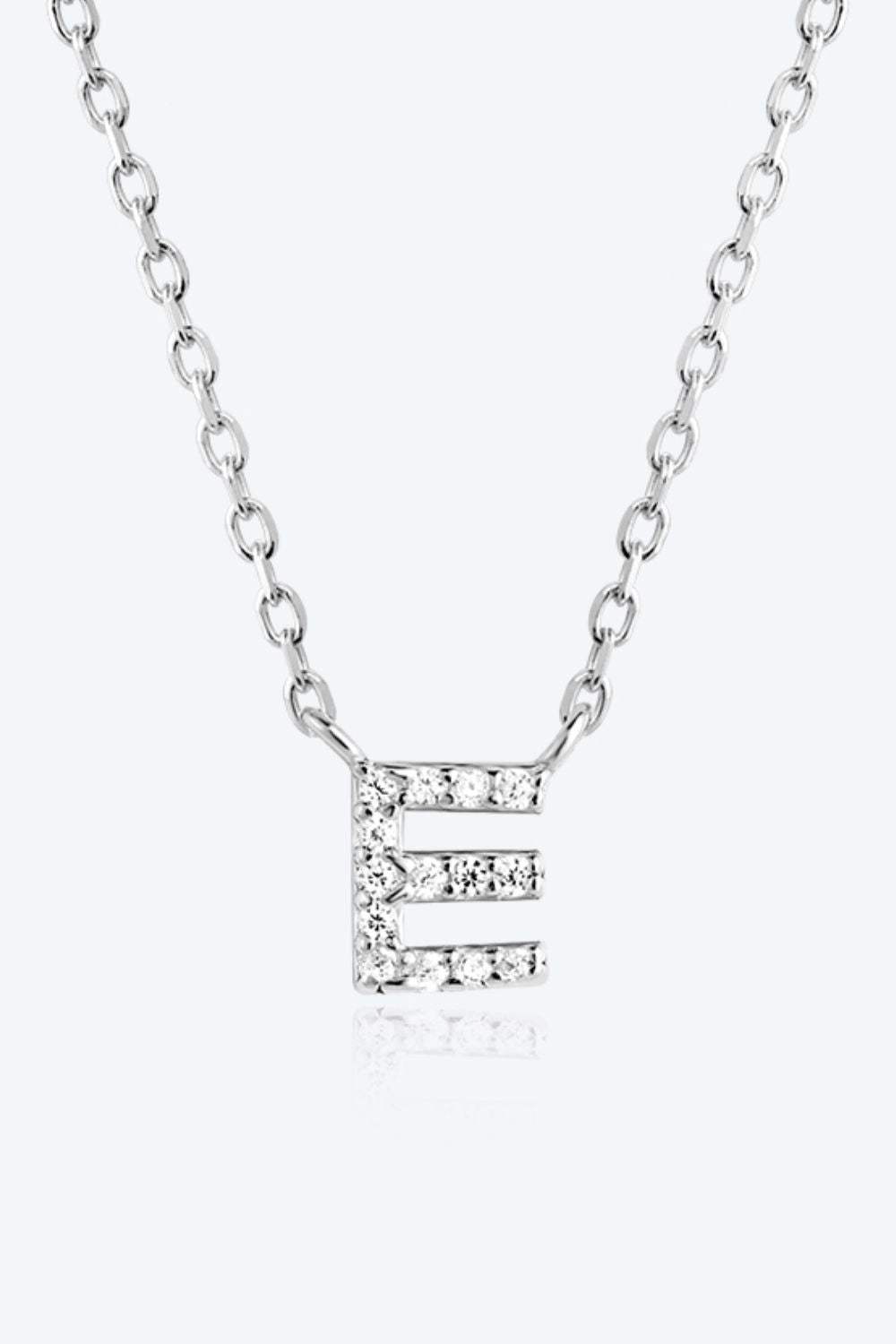 A To F Zircon 925 Sterling Silver Necklace Necklaces - Tophatter Daily Deals