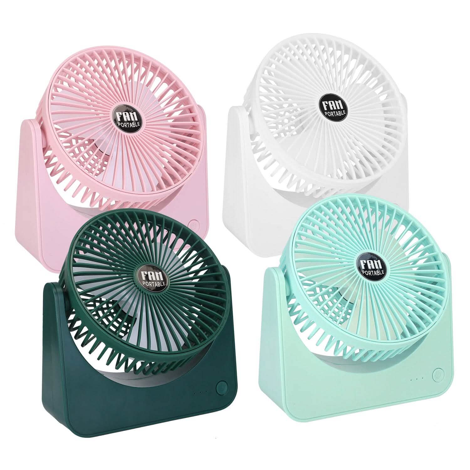 6.5" Desk Fan USB Powered 3 Speeds Household Appliances - Tophatter Daily Deals