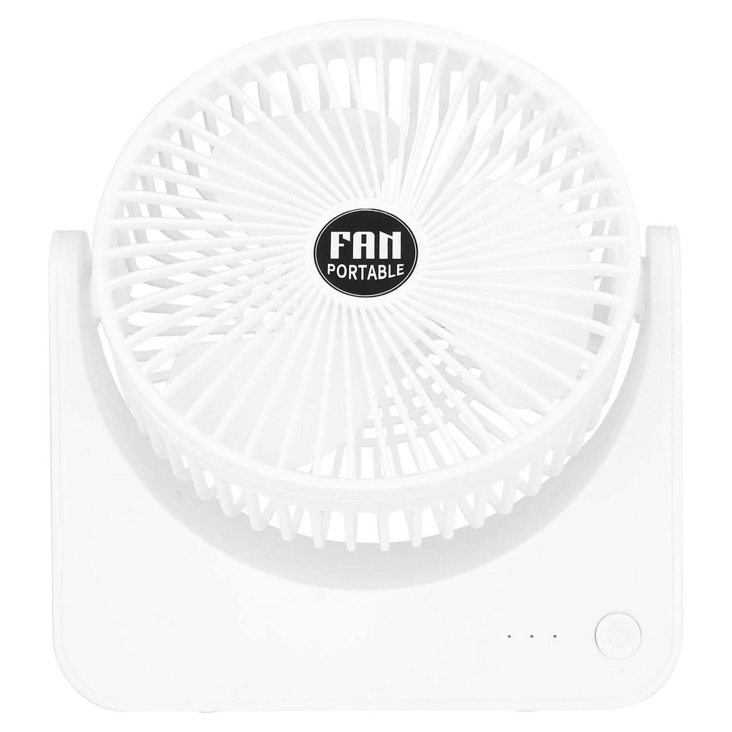 6.5" Desk Fan USB Powered 3 Speeds White Household Appliances - Tophatter Daily Deals