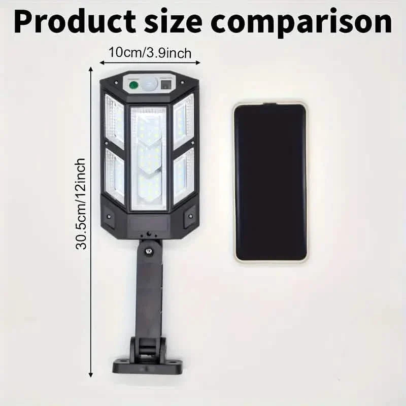 6500K Bright LED Solar Wall Light 3 Lighting Mode Light Solar Outdoor Lights - Tophatter Daily Deals