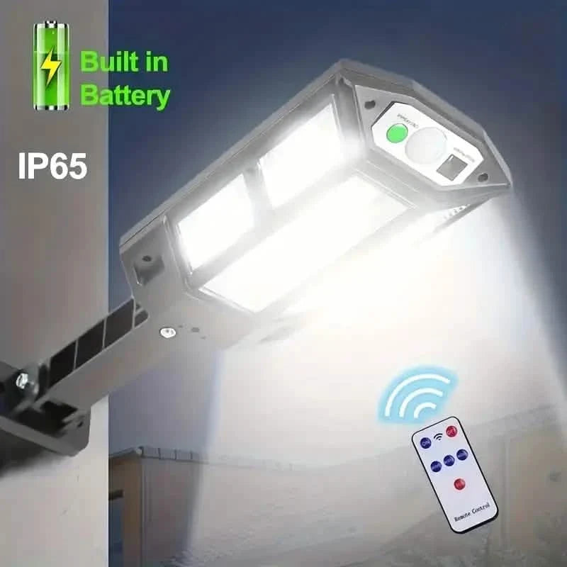 6500K Bright LED Solar Wall Light 3 Lighting Mode Light Solar Outdoor Lights - Tophatter Daily Deals