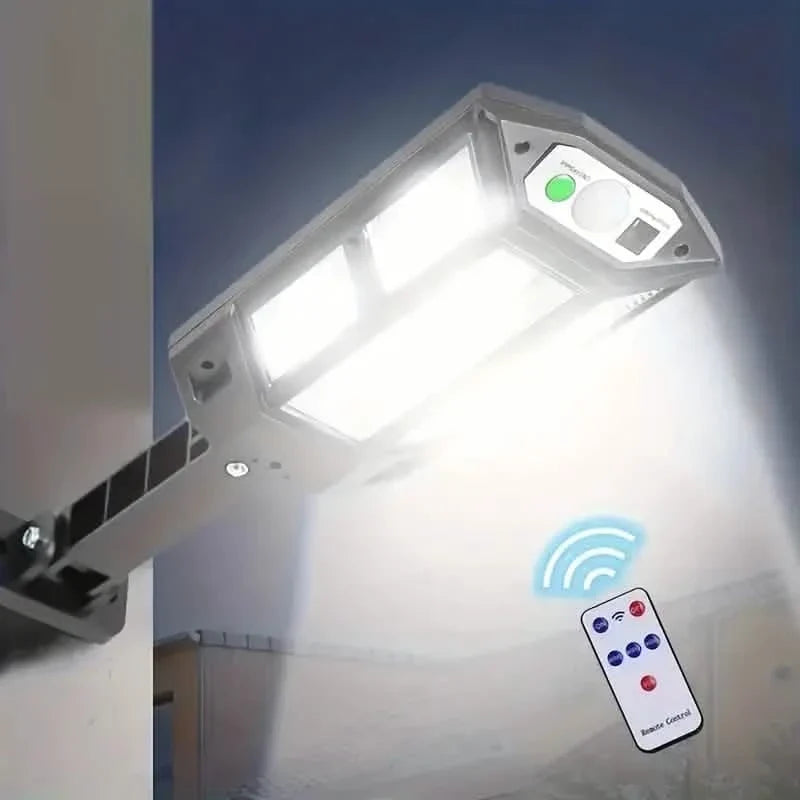 6500K Bright LED Solar Wall Light 3 Lighting Mode Light Solar Outdoor Lights - Tophatter Daily Deals