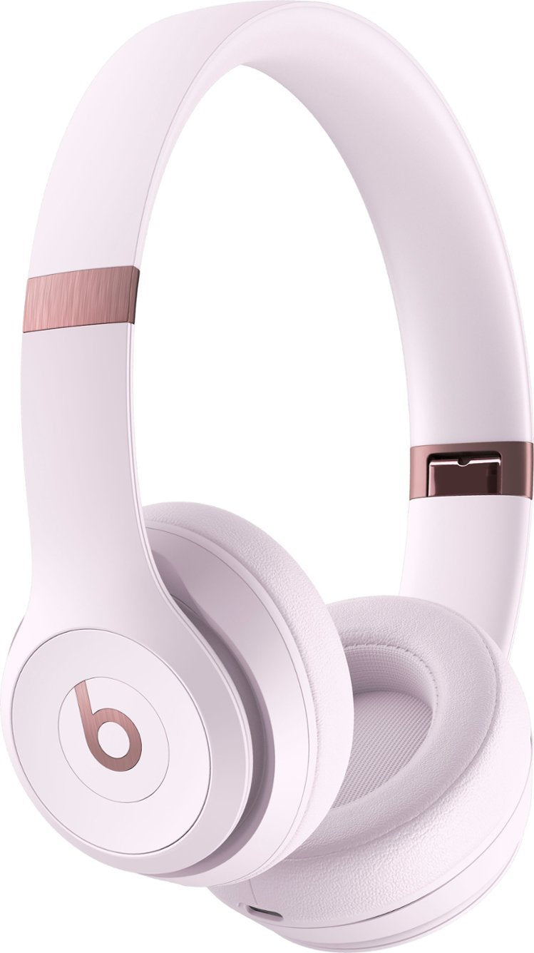 Beats - Solo 4 True Wireless On-Ear Headphones - Cloud Pink Cloud Pink Headphones - Tophatter Daily Deals
