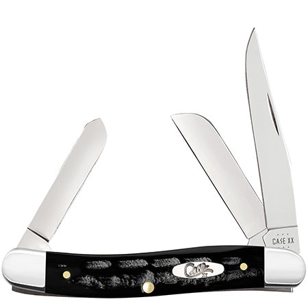 Case Medium Stockman - Buffalo Horn Jig - 65028 Traditional Knives - Tophatter Daily Deals