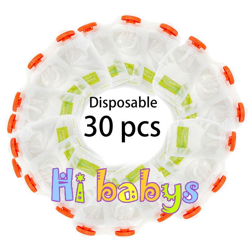 Baby Food Maker Squeeze Food Station Organic Food For Newborn Fruit Container Storage 30pcs 0 - Tophatter Daily Deals