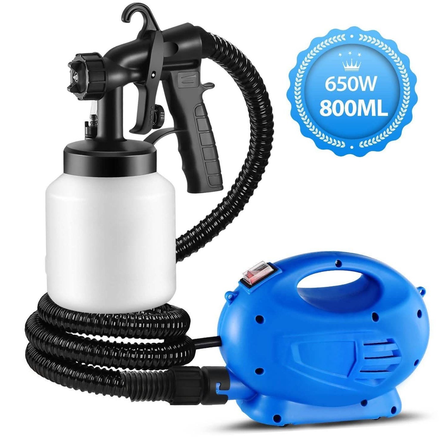 650W/800ML Paint Sprayer Home Improvement - Tophatter Daily Deals