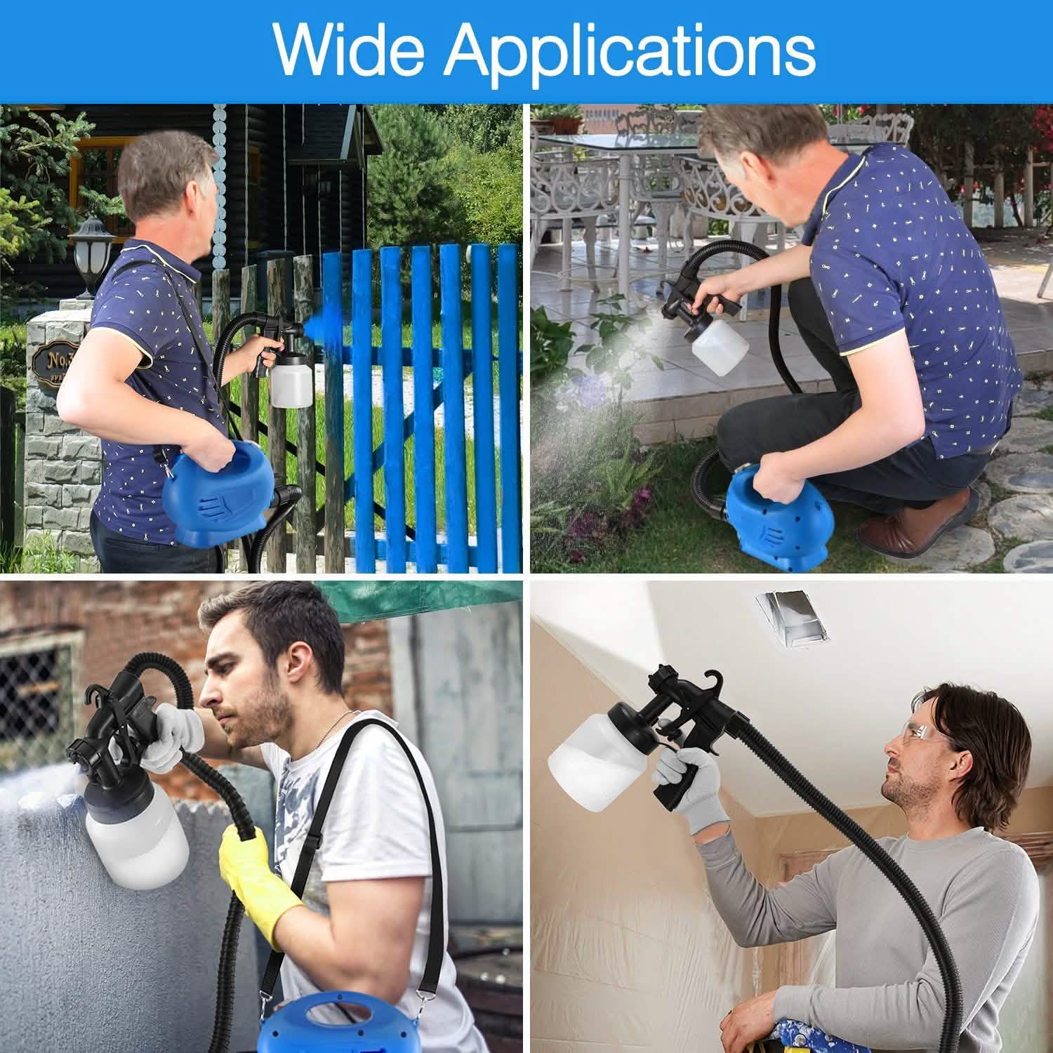 650W/800ML Paint Sprayer Home Improvement - Tophatter Daily Deals