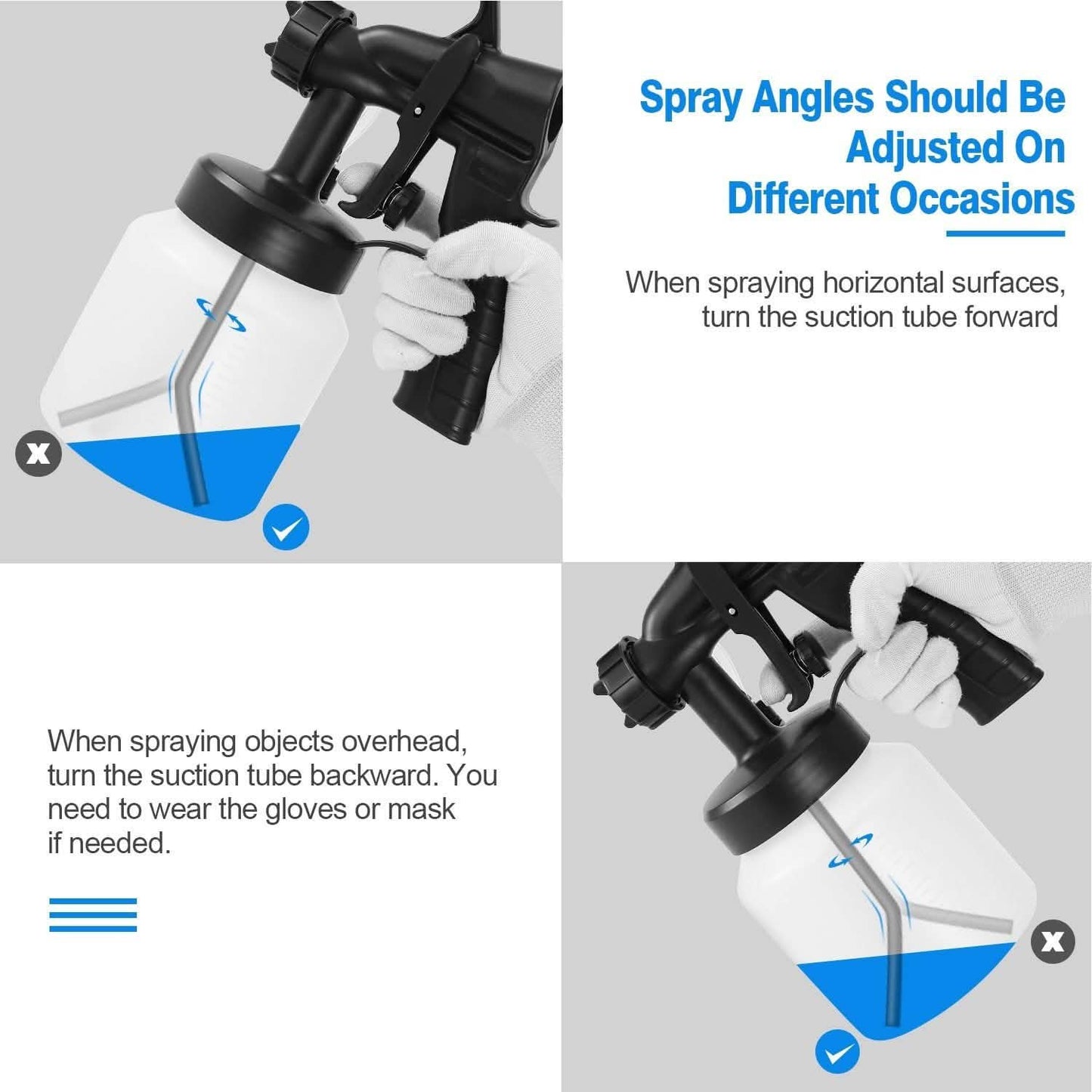 650W/800ML Paint Sprayer Home Improvement - Tophatter Daily Deals