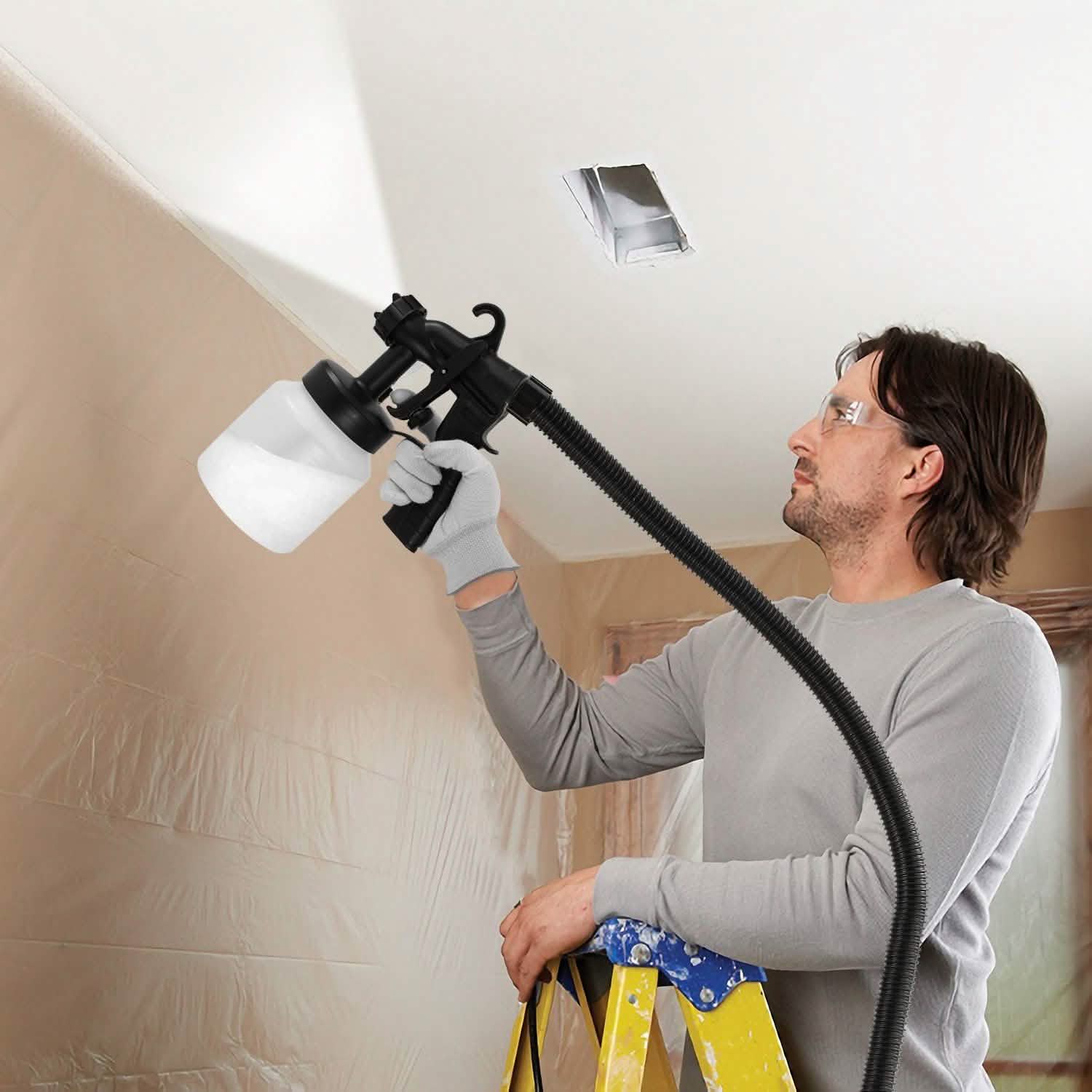 650W/800ML Paint Sprayer Home Improvement - Tophatter Daily Deals