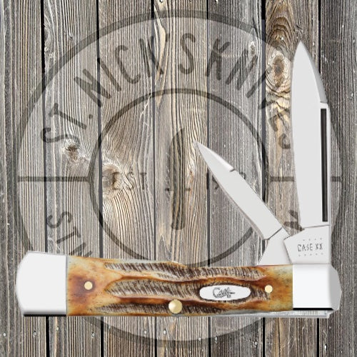 Case Gunstock - 6.5 Bonestag Handle- 65322 Knives - Tophatter Daily Deals