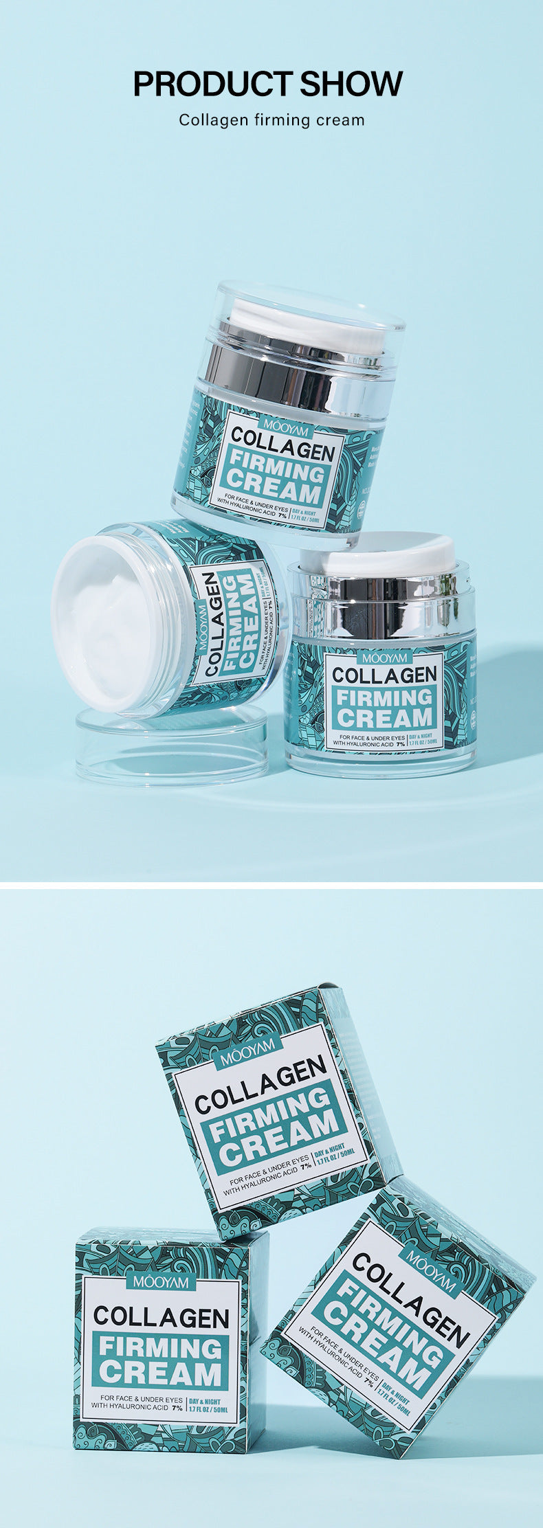 Anti-Wrinkle Face Cream Containing Hyaluronic Acid Hydrating High Moisturizing Fade French 0 - Tophatter Daily Deals