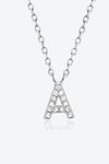 A To F Zircon 925 Sterling Silver Necklace Necklaces - Tophatter Daily Deals