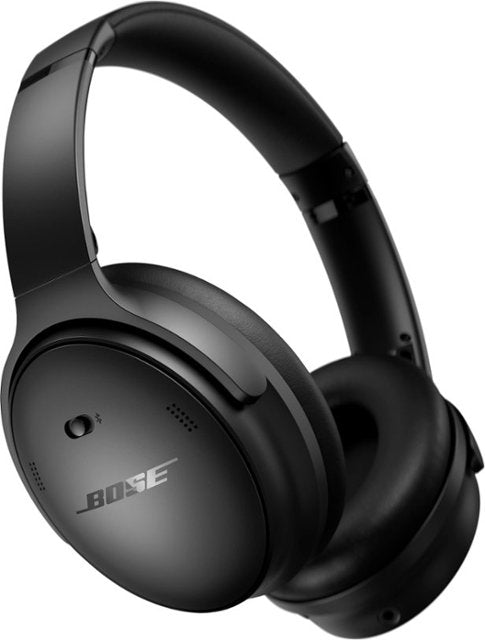 Bose QuietComfort Wireless Over-Ear Active Noise Canceling Headphones (Black) Black Headphones - Tophatter Daily Deals