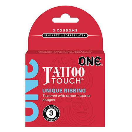 ONE Tattoo Touch Condom 3-Pack - Tophatter Daily Deals