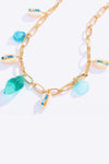 5-Piece Wholesale 18K Gold Plated Multi-Charm Necklace Necklaces - Tophatter Daily Deals