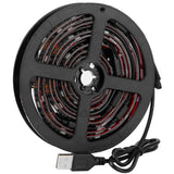6.56ft TV LED Backlight RGB Strip Light USB Monitor Lighting Indoor Lighting - Tophatter Daily Deals