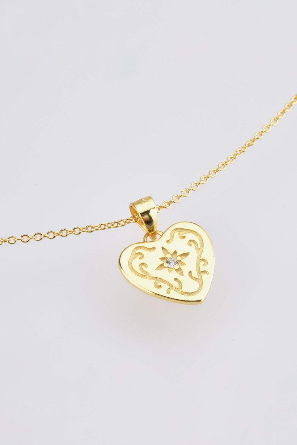 Heart Pendant 925 Sterling Silver Necklace Necklaces - Tophatter Daily Deals