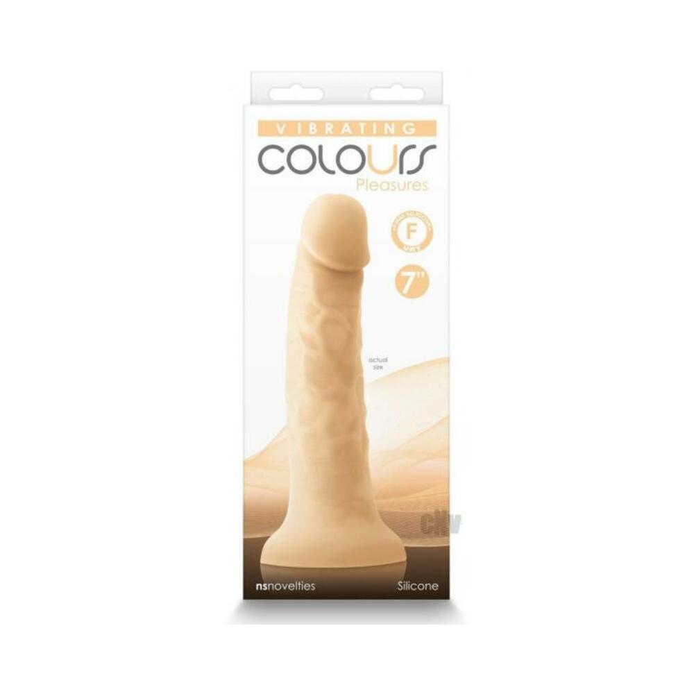 Colours Pleasures 7 In. Vibrating Dong Light - Tophatter Daily Deals