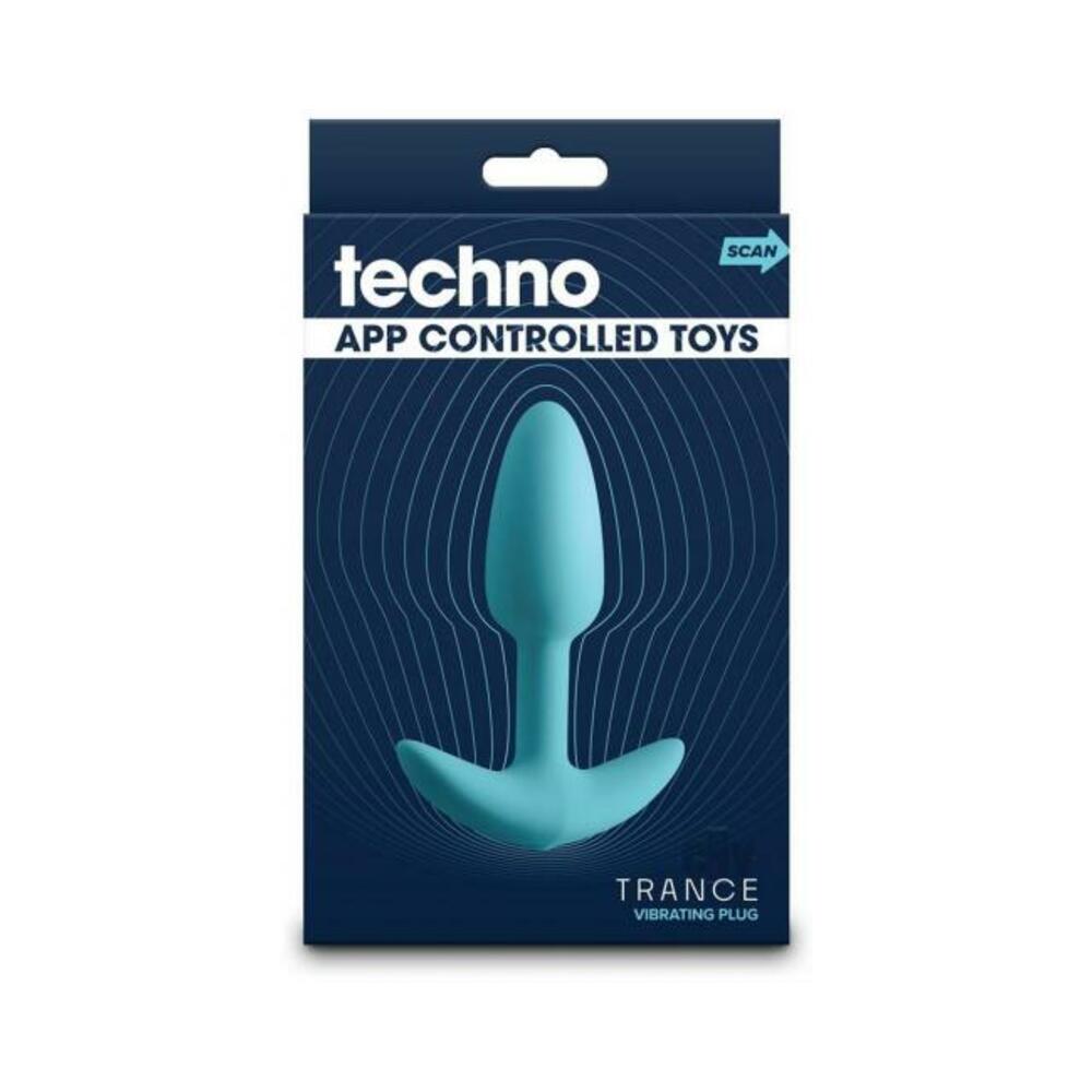 Techno Trance App-controlled Vibrating Plug With Remote Blue - Tophatter Daily Deals