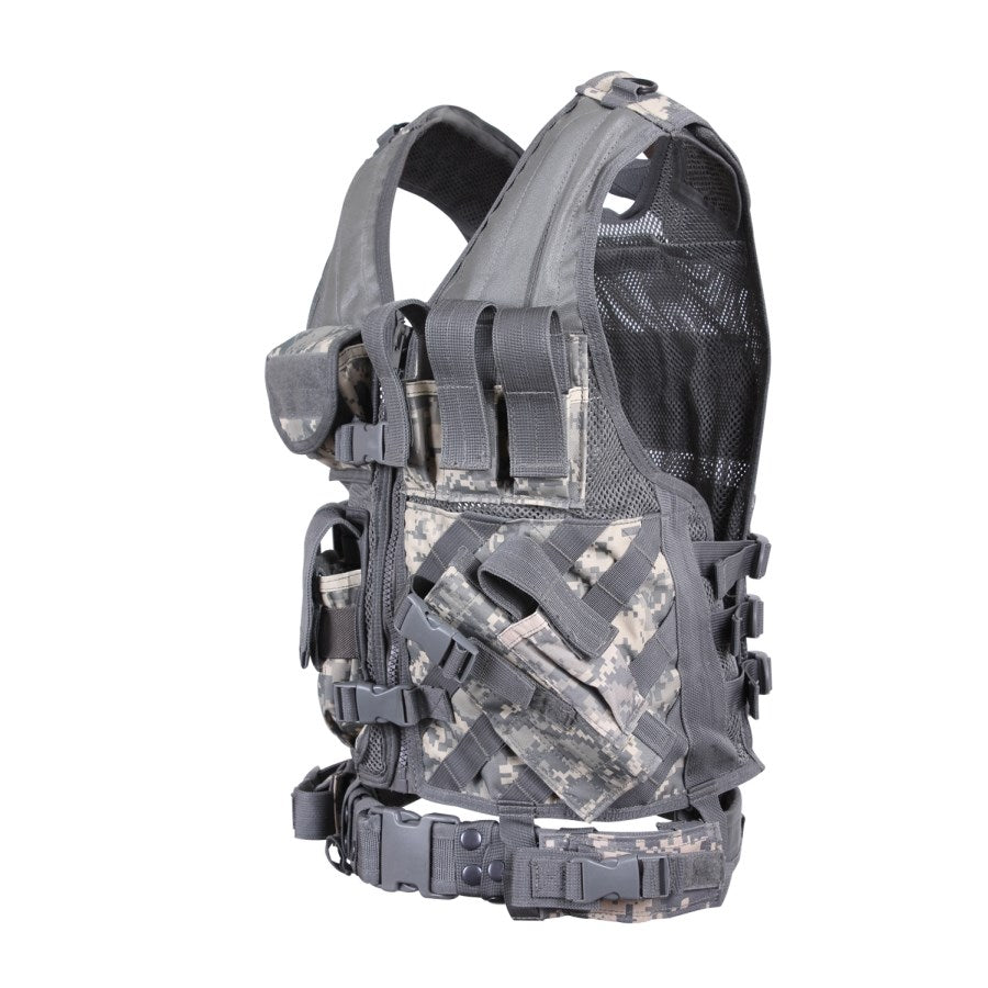Rothco Cross Draw MOLLE Tactical Vest - Tophatter Daily Deals