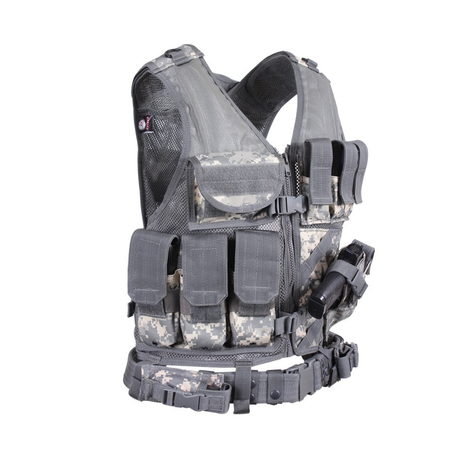 Rothco Cross Draw MOLLE Tactical Vest - Tophatter Daily Deals