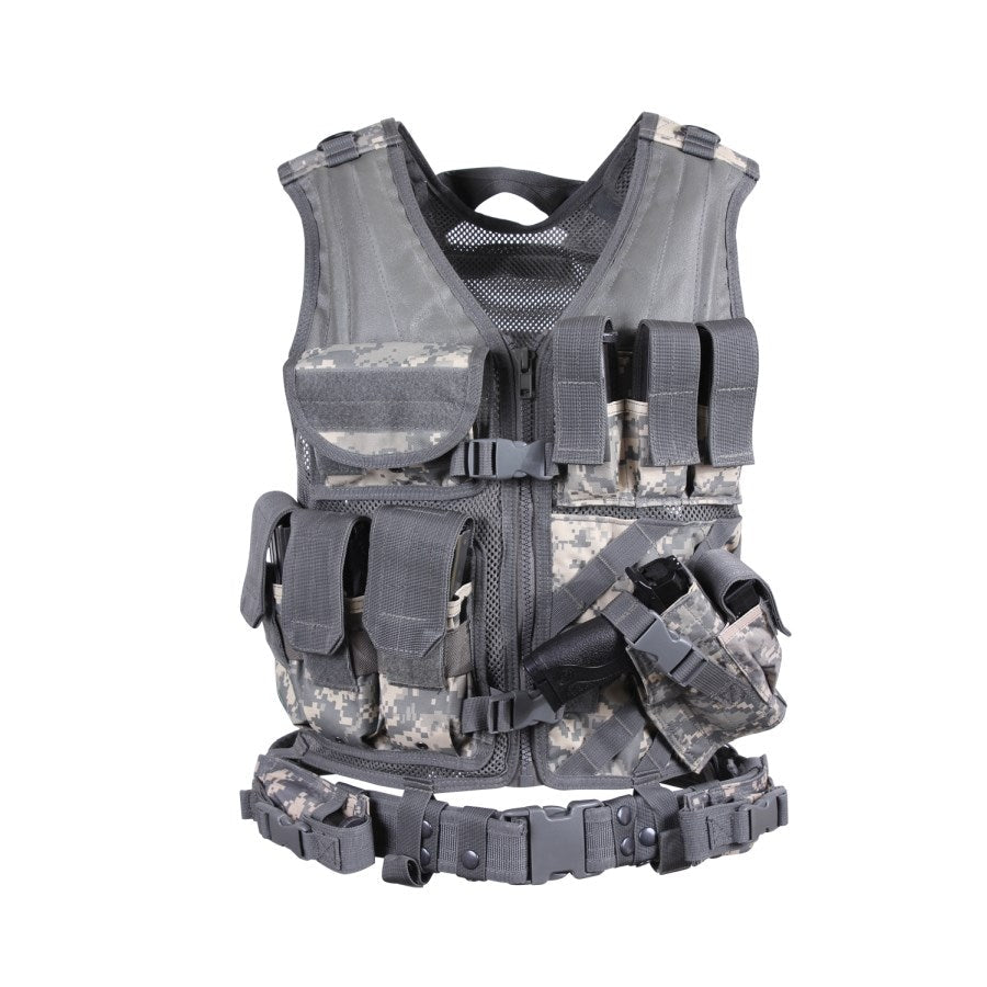 Rothco Cross Draw MOLLE Tactical Vest - Tophatter Daily Deals