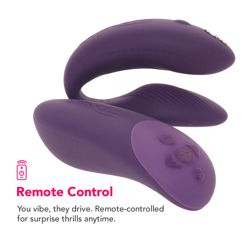We-Vibe Chorus Couples Vibrator in Purple - Tophatter's Adult Products Vibrators > Wearable & Panty Vibrators - Tophatter Daily Deals