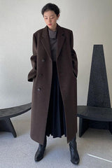 Oversized Women’s Coat – Notched Collar, Wool, For City 3D Changing Face Moving Picture Frame - Tophatter Daily Deals