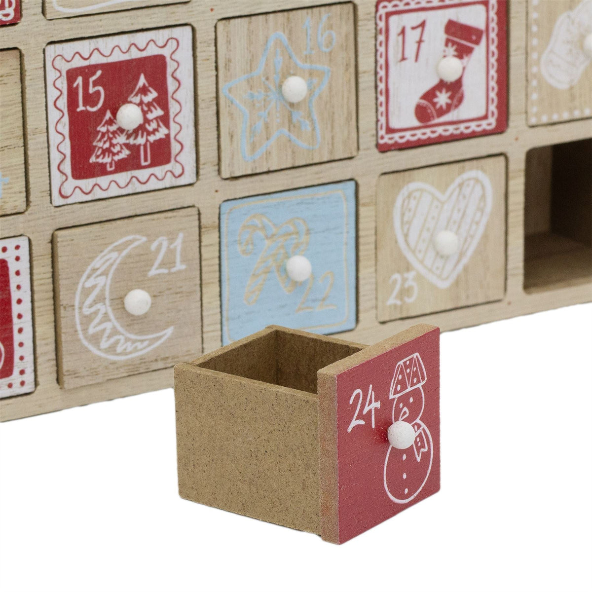 Winter Wonderland House Christmas Advent Calendar | Wooden Advent Calendar Advent Calendar - Tophatter Daily Deals