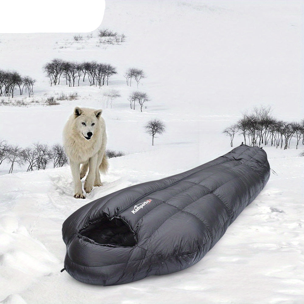 Winter Down Sleeping Bag Zipper Closure Outdoor Recreation > Camping > Sleeping Bags - Tophatter Daily Deals