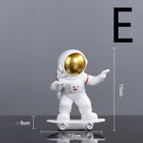Astronaut Spaceman Decoration TV Cabinet Wine Cabinet Book E Gold 0 - Tophatter Daily Deals