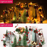 6.5Ft. 20 LED Christmas Garland with Lights Christmas Decorations - Tophatter Daily Deals
