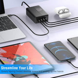 65W 4 USB Port Fast Wall Charger Mobile Accessories - Tophatter Daily Deals
